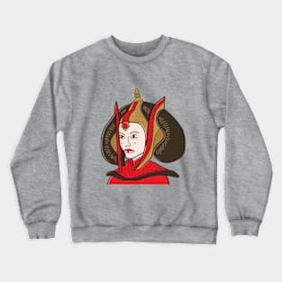 Padme in Weirdtural Reality Crewneck Sweatshirt